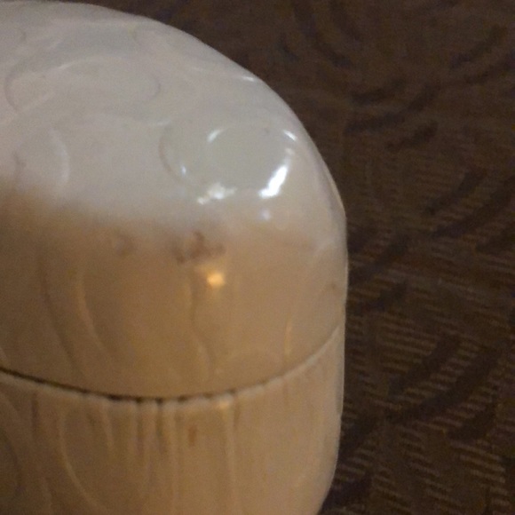 Coach Signature Monogram OFF WHITE Hard Clamshell Eye Glass Case COACH - Picture 5 of 5